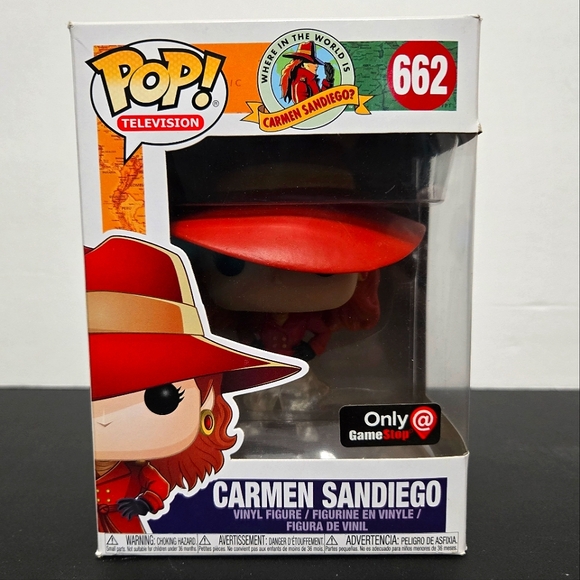 Funko Carmen Sandiego (Semi-Translucent) - Gamestop Exlusive #662 - Picture 1 of 7